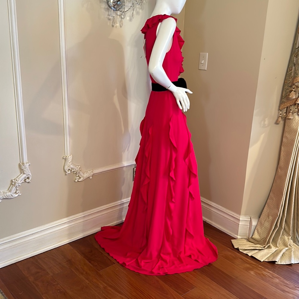 GUCCI PINK  RUFFLE DRESS SIZE M - Picture 7 of 15